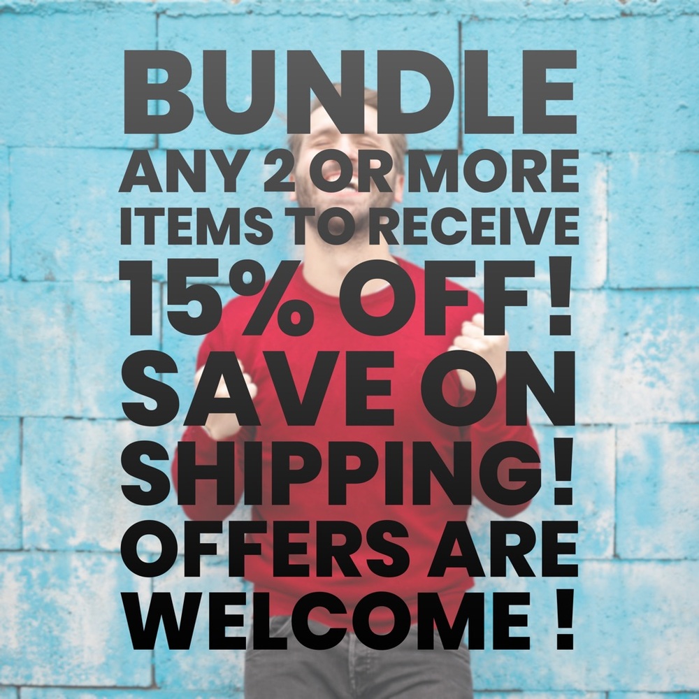 Bundle For 15% Off AND Save on Shipping!